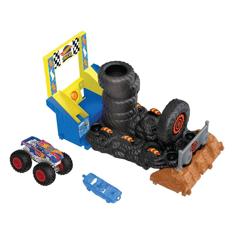 Foto van Hot wheels - - monster trucks arena smash race challenge speelset