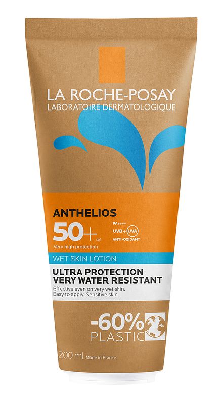 Foto van La roche-posay athelios wet skin lotion spf50+