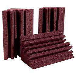 Foto van Auralex metrolenrd burgundy 30x30x61cm bass trap rood (4-delig)