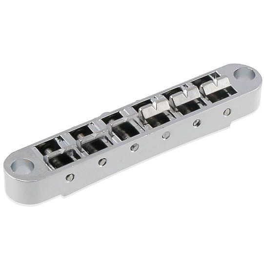 Foto van Fazley 10607 tom-stijl gitaarbrug chrome