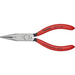 Foto van Knipex 30 21 140 elektronica en fijnmechanica platte rondbektang recht 140 mm