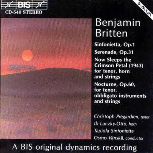 Foto van Britten: sinfonietta, op. 1/serenade op.31 - cd (7318590005408)