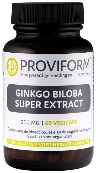 Foto van Proviform ginkgo biloba 200mg super extract