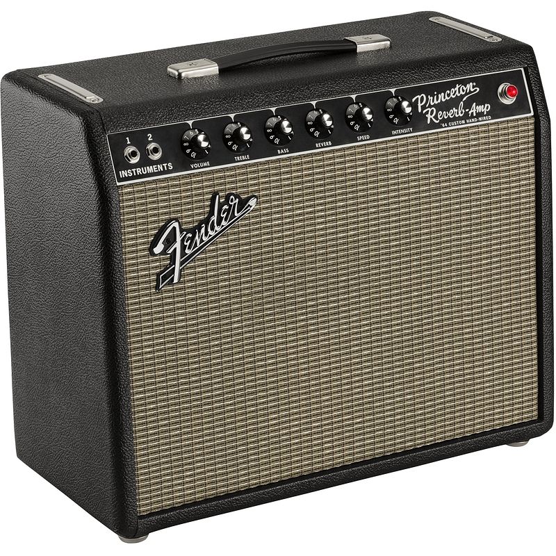 Foto van Fender 64 custom princeton reverb buizenversterker combo