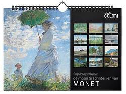 Foto van Verjaardagskalender de mooiste schilderijen van monet - studio colori - paperback (9789492598677)