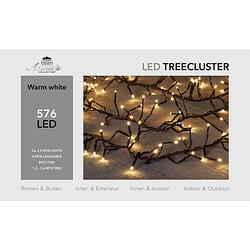 Foto van 1,3-1,6m treecluster 7,5m/576led warm wit anna's collection