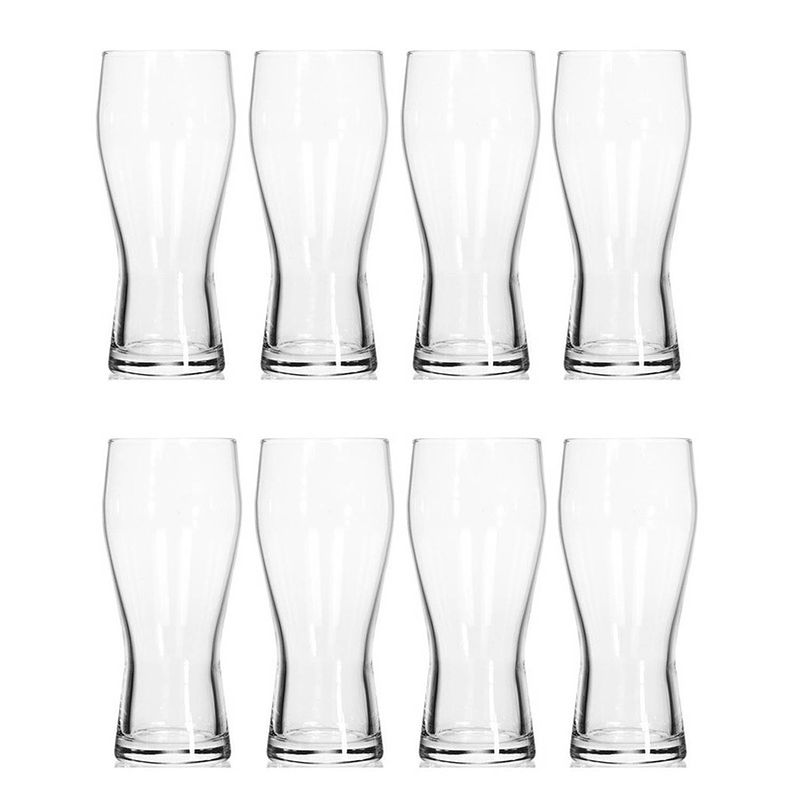 Foto van 8x bierglazen set 400 ml - bierglazen