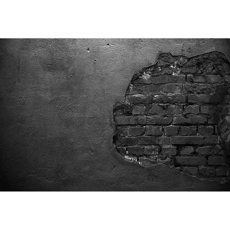 Foto van Inductiebeschermer - gebroken muur - 82x52 cm