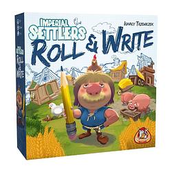 Foto van White goblin games dobbelspel imperial settlers: roll & write - 10+