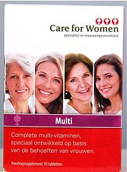 Foto van Care for women women'ss multi tabletten 30st