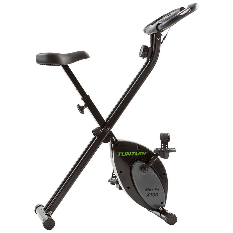 Foto van Tunturi star fit x100 x-bike - opvouwbare hometrainer