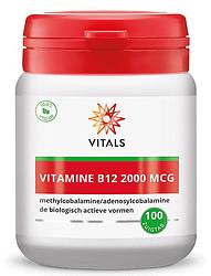 Foto van Vitals vitamine b12 2000mcg zuigtabletten