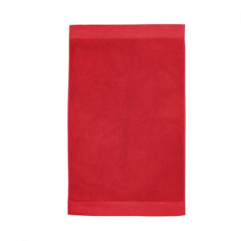 Foto van Seahorse pure badmat - rood - 50 x 90 cm