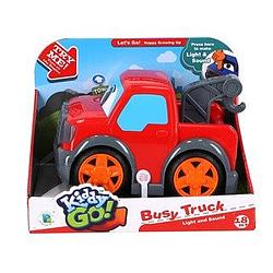 Foto van Kiddygo auto pick up truck 19 cm met licht en geluid rood