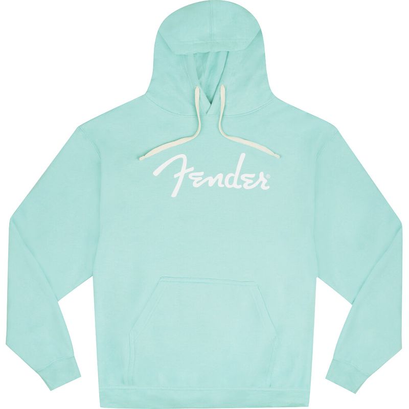 Foto van Fender spaghetti logo hoodie daphne blue s