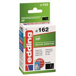 Foto van Edding cartridge vervangt hp hp21xl (c9351ce) compatibel single zwart edd-162 18-162