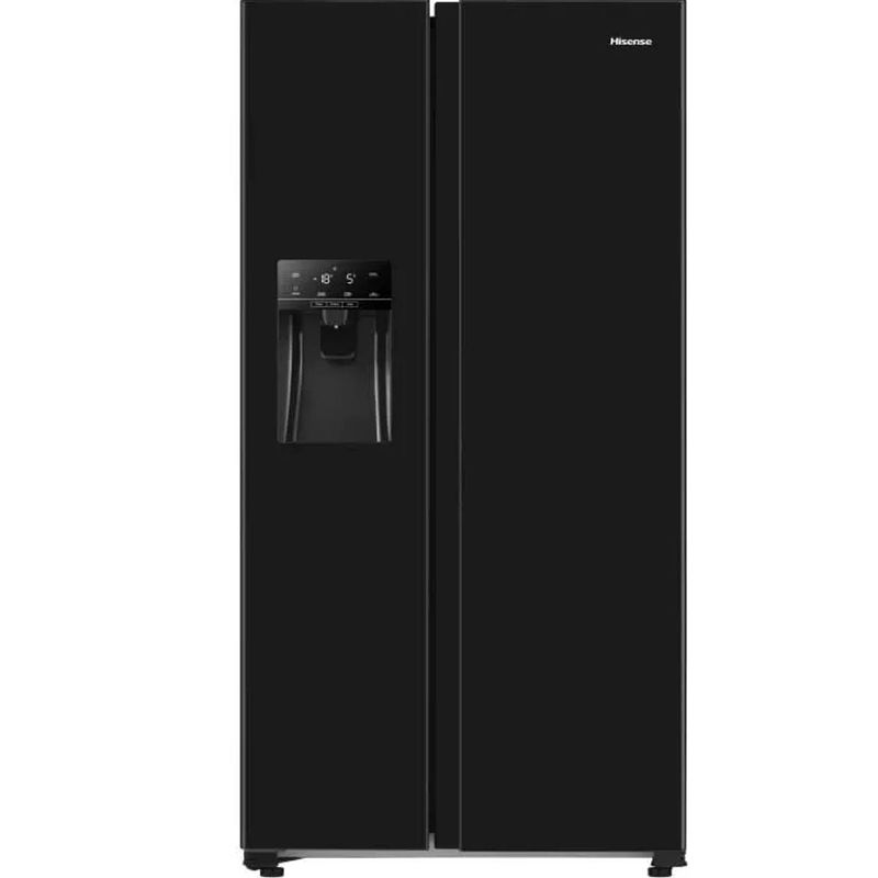 Foto van Hisense rs650n4ab1 amerikaanse koelkast 499l (334l + 165l) - zwart