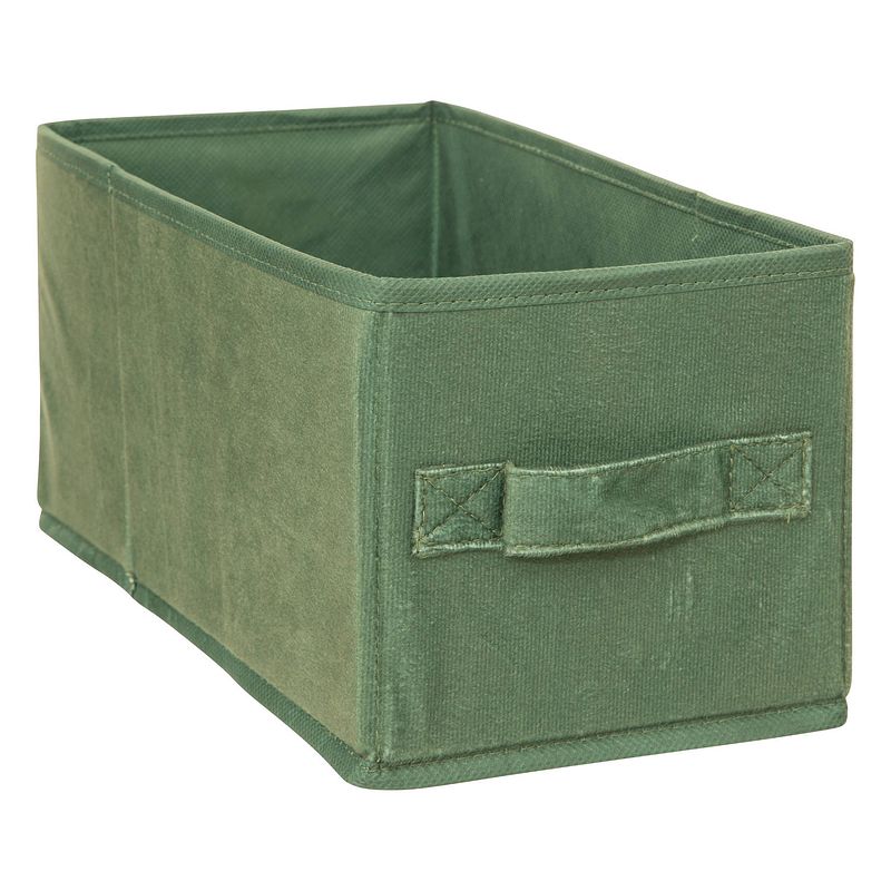 Foto van 5five opbergmand/kastmand - vakkenkast - 7 liter - groen - 15 x 31 x 15 cm - opbergmanden