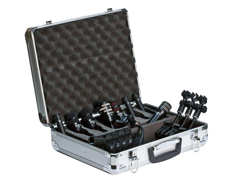 Foto van Audix dp elite 8 professionele drum- en instrumentmicrofoonset