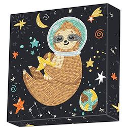 Foto van Diamond dotz sloth universe diamond painting, 1.870 dotz, 22x22 cm