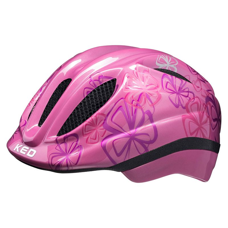 Foto van Fietshelm ked meggy trend s (46-51cm) - roze bloem