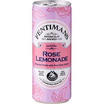 Foto van Fentimans natural rose lemonade blik 250ml bij jumbo