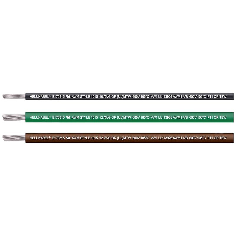 Foto van Helukabel 60401-152 enkele ader ul-csa 1 x 0.823 mm² zwart 152 m