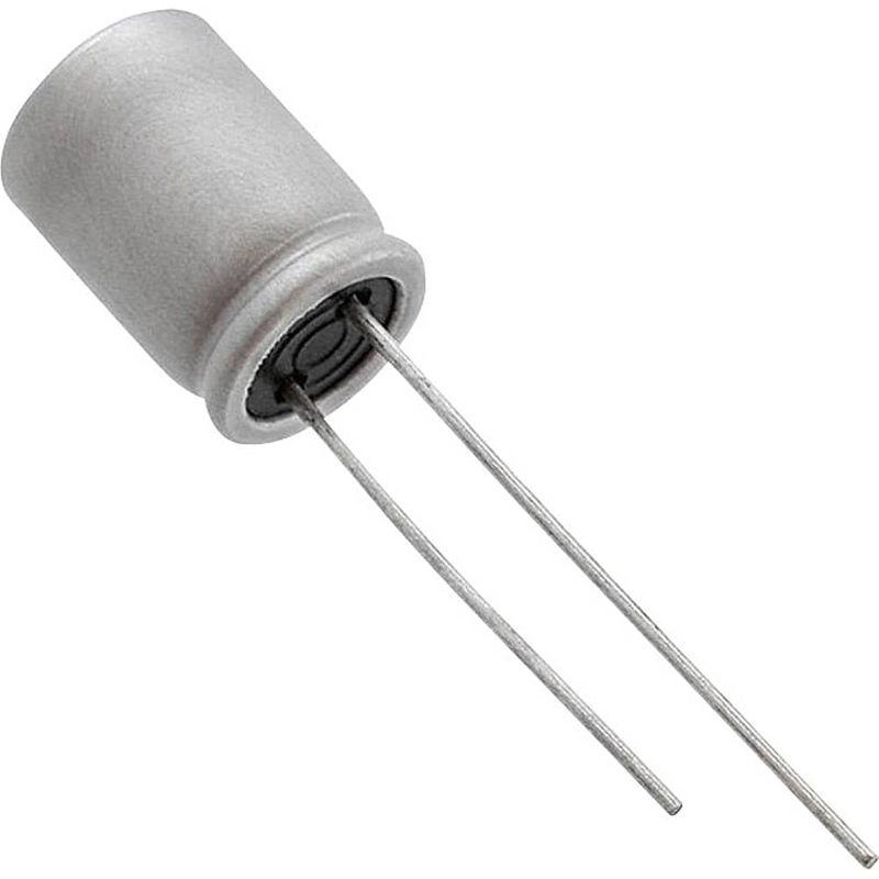 Foto van Panasonic elektrolytische condensator radiaal bedraad 3.5 mm 82 µf 35 v 20 % (ø) 8 mm 25 stuk(s)