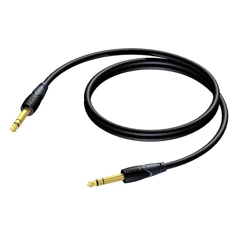 Foto van Procab cla610 classic jack stereo - jack stereo kabel 3m