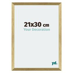 Foto van Fotolijst 21x30cm goud glanzend mdf mura