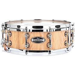 Foto van Pearl scd1450aw/186 stavecraft ashwood-edition 14 x 5 inch snaredrum