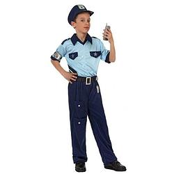 Foto van Politie agent uniform kostuum voor jongens 116 (5-6 jaar) - carnavalskostuums