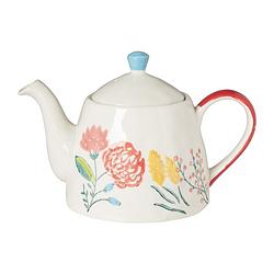 Foto van Theepot bloemen - multikleur - 750 ml