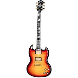 Foto van Gibson sg supreme fireburst elektrische gitaar met hardshell case