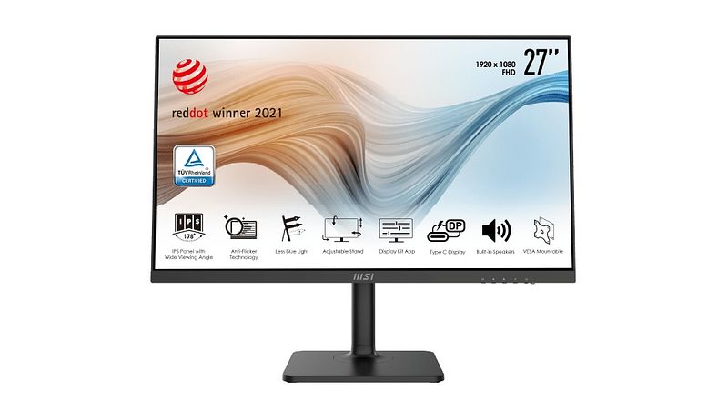 Foto van Msi modern md271p monitor zwart