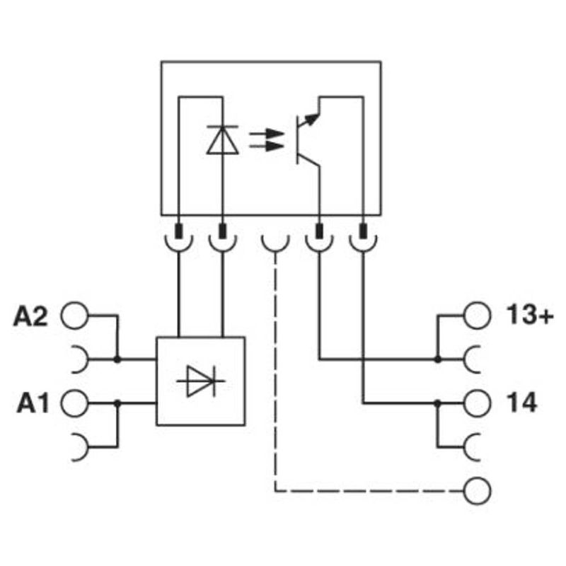 Foto van Phoenix contact 5603260 plc-osc- 24dc/ 24dc/ 2/c1d2 plc-uitbreidingsmodule