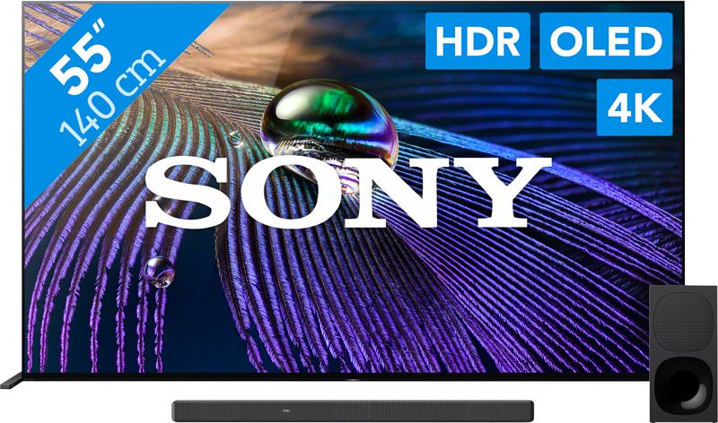 Foto van Sony bravia oled xr-55a90j + soundbar