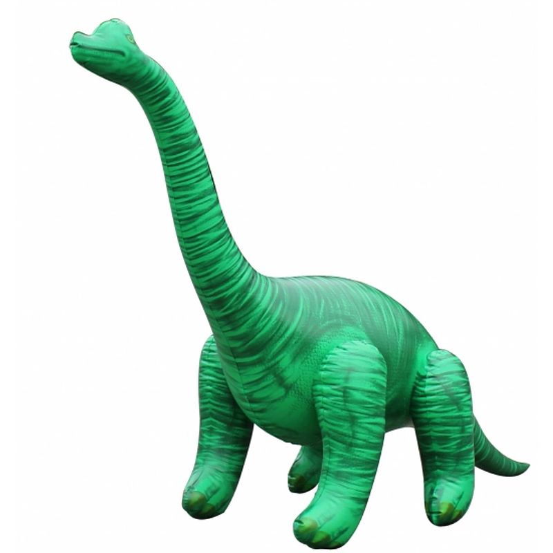 Foto van Opblaasbare levensechte brachiosaurus 122 cm - opblaasspeelgoed