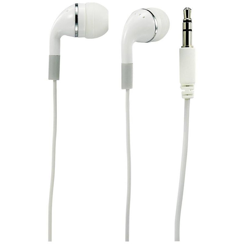 Foto van Renkforce rf-5044668 in ear oordopjes kabel wit