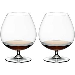 Foto van Riedel cognac glazen vinum - 2 stuks