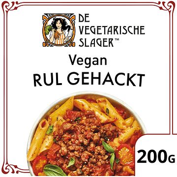 Foto van De vegetarische slager rul gehackt vegan 200g bij jumbo