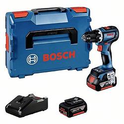 Foto van Bosch professional gsr 18v-90 c 06019k6004 accu-schroefboormachine 18 v 4.0 ah li-ion incl. 2 accus, incl. lader, incl. koffer