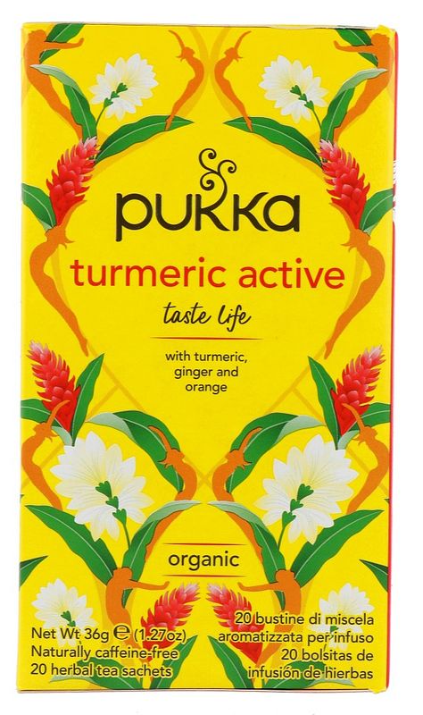 Foto van Pukka turmeric active thee