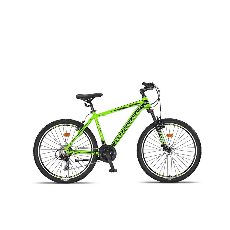 Foto van Umit mirage 26 inch mtb 18"" v-brakes neon groen