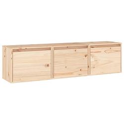 Foto van The living store tv-meubel - grenenhout - 45x30x35 cm - klassiek design