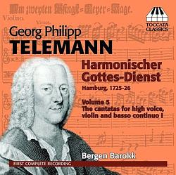 Foto van Georg philipp telemann: harmonischer gottesdienst volume 5 - cd (5060113441027)