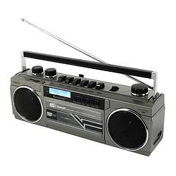 Foto van Soundmaster srr70ti retro stereo radio cassette recorder - met dab+, bluetooth en usb