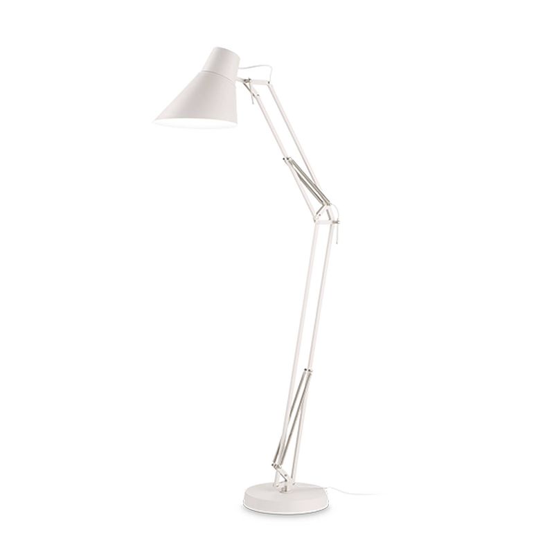 Foto van Ideal lux - sally - vloerlamp - metaal - e27 - wit