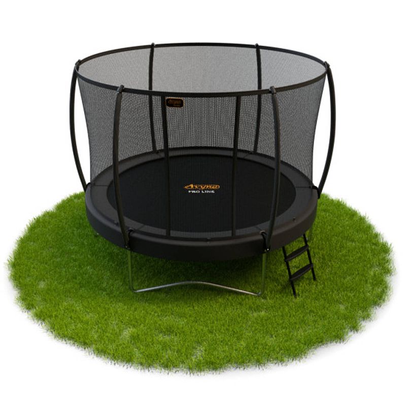 Foto van Avyna pro-line trampoline met veiligheidsnet - ø 245 (8ft) - grijs