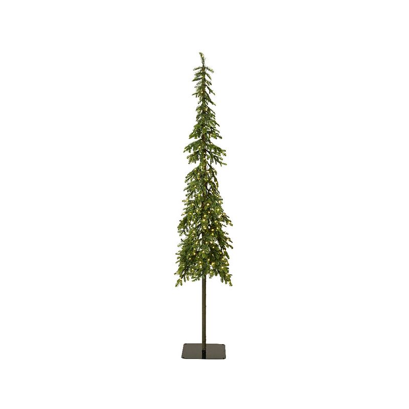 Foto van Everlands - alpine fir prelit d60h240 cm groen/wwt kerst